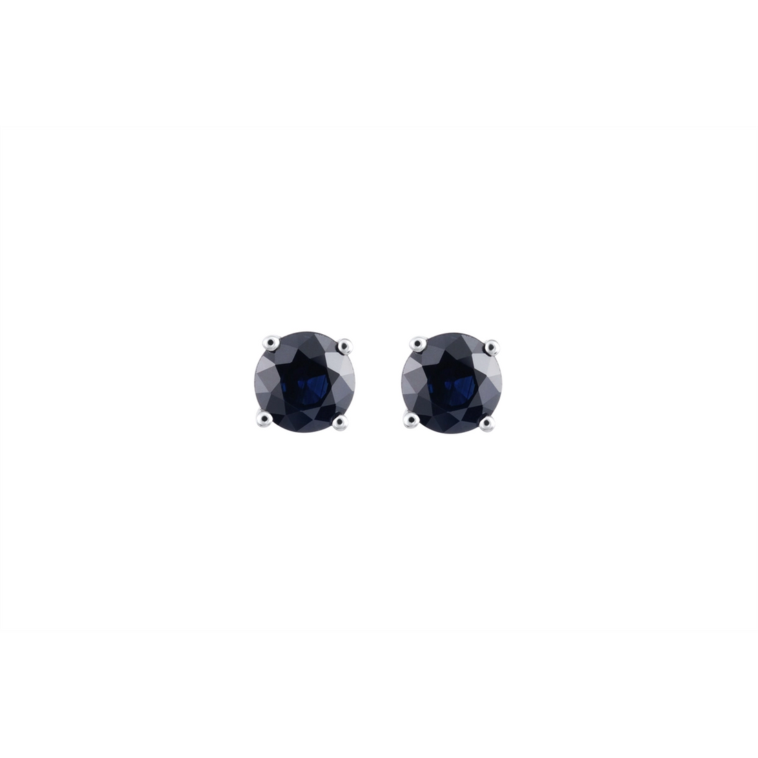Earrings Earrings in White Gold containing Sapphire 444226