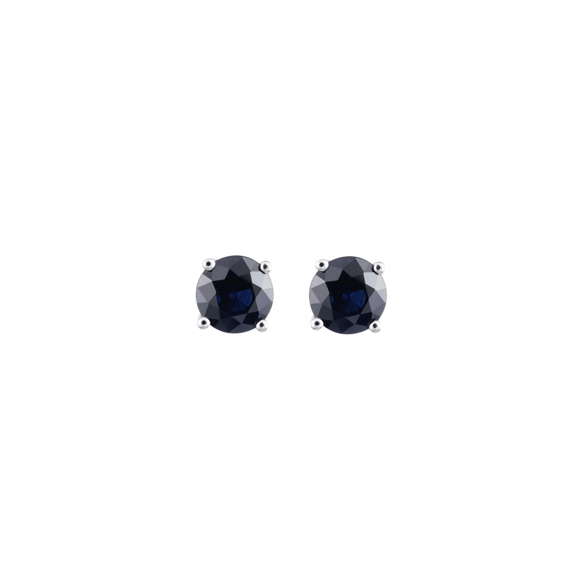 Earrings Earrings in White Gold containing Sapphire 444226