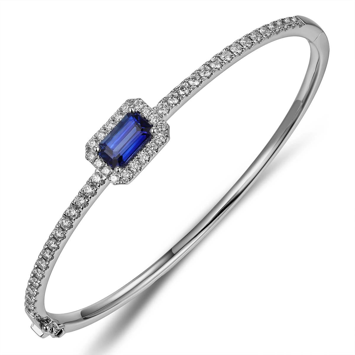 Bracelets Bracelets in White Gold containing Multi-gemstone, Diamond, Sapphire 444339
