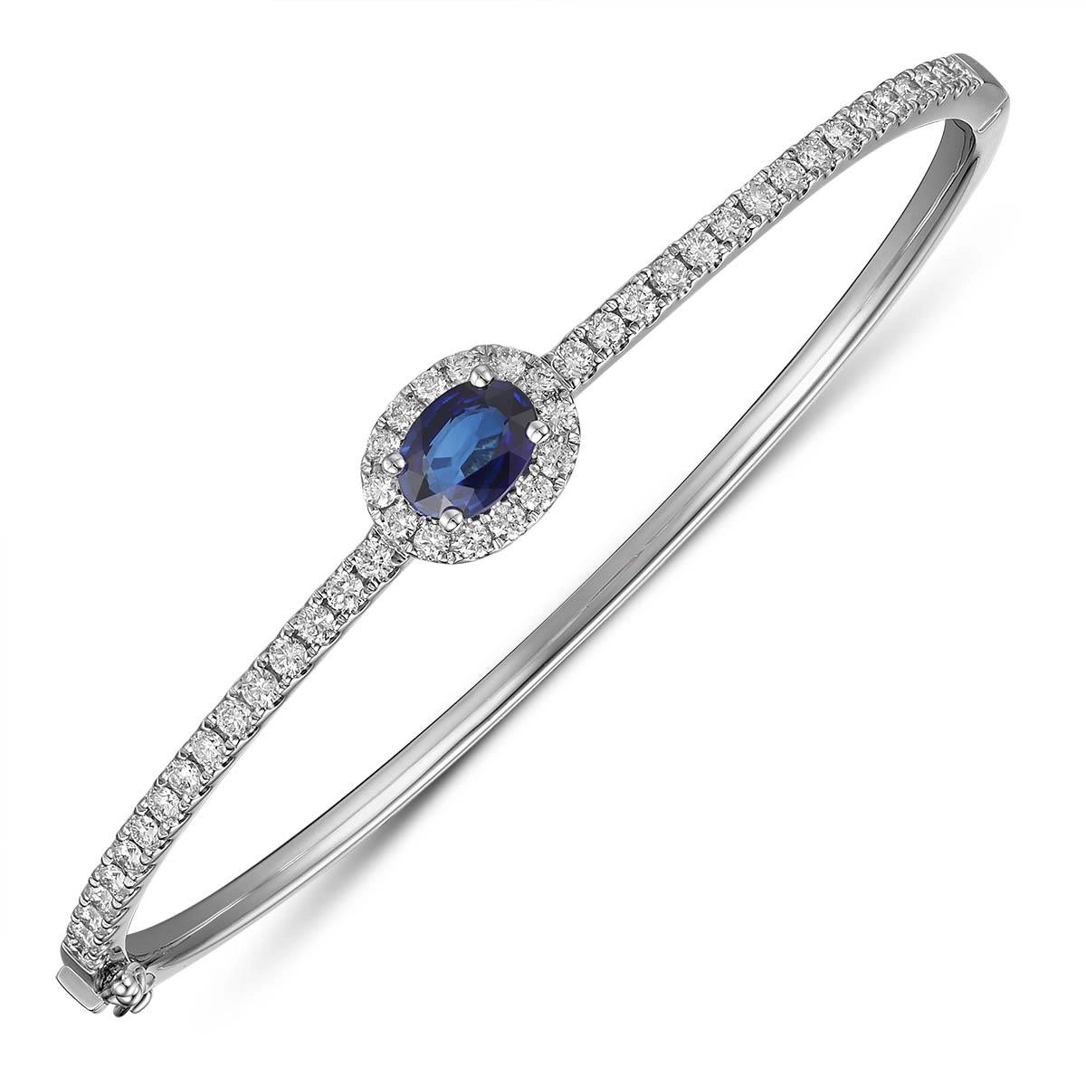 Bracelets Bracelets in White Gold containing Multi-gemstone, Diamond, Sapphire 444342