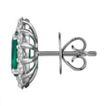 Earrings Earrings in White Gold containing Multi-gemstone, Diamond, Emerald 444350