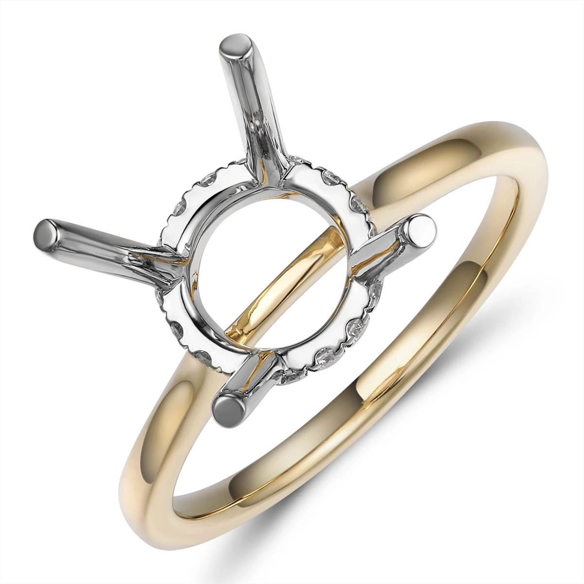 Engagement Collections Engagement Rings in Mixed Metals containing Diamond 444374