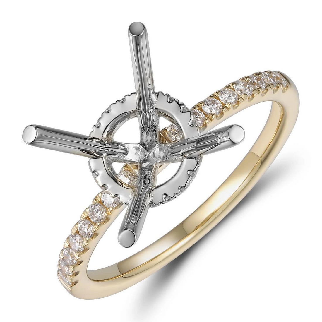 Engagement Collections Engagement Rings in Yellow Gold containing Diamond 444375