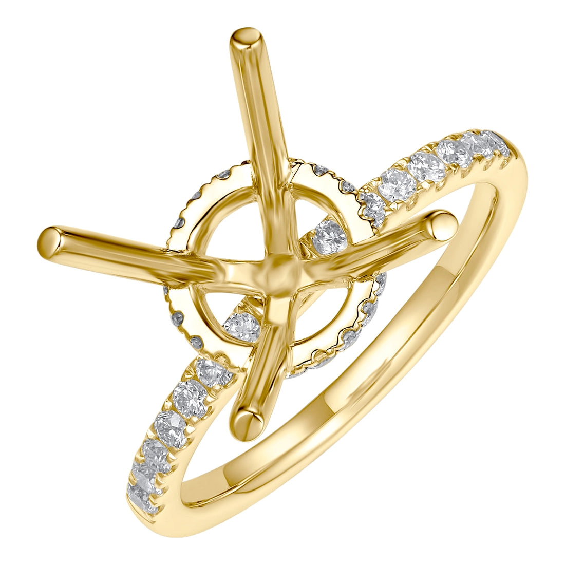 Engagement Collections Engagement Rings in Yellow Gold containing Diamond 444376