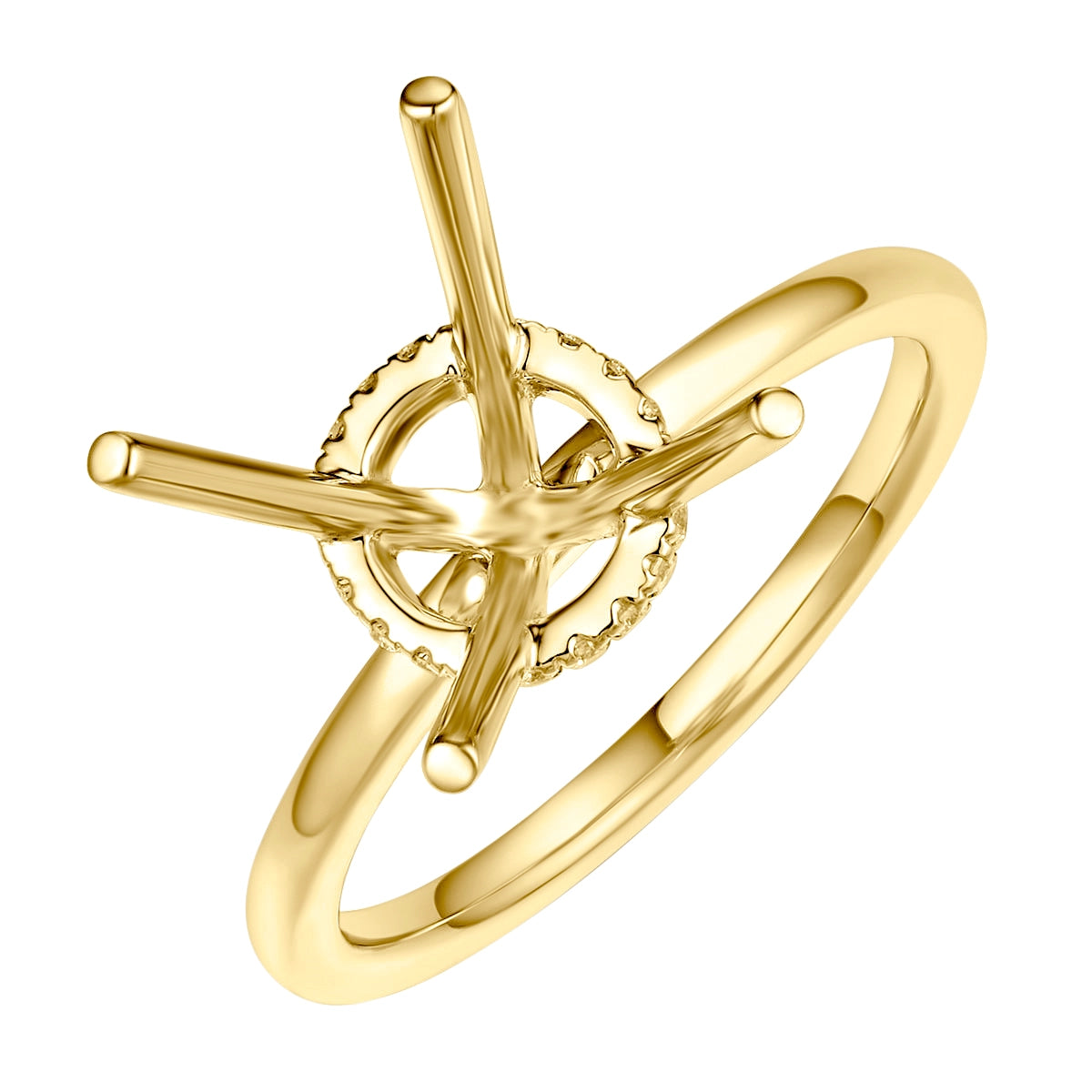 Engagement Collections Engagement Rings in Yellow Gold containing Diamond 444379