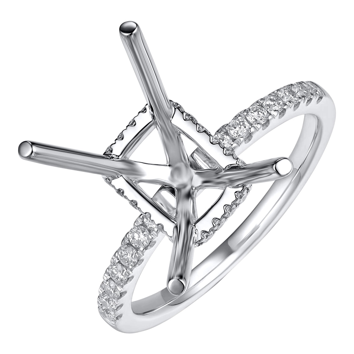 Engagement Collections Engagement Rings in White Gold containing Diamond 444385