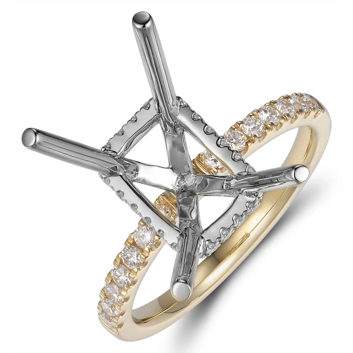 Engagement Collections Engagement Rings in Mixed Metals containing Diamond 444388