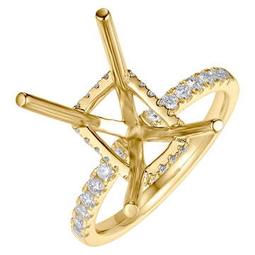 Engagement Collections Engagement Rings in Yellow Gold containing Diamond 444389