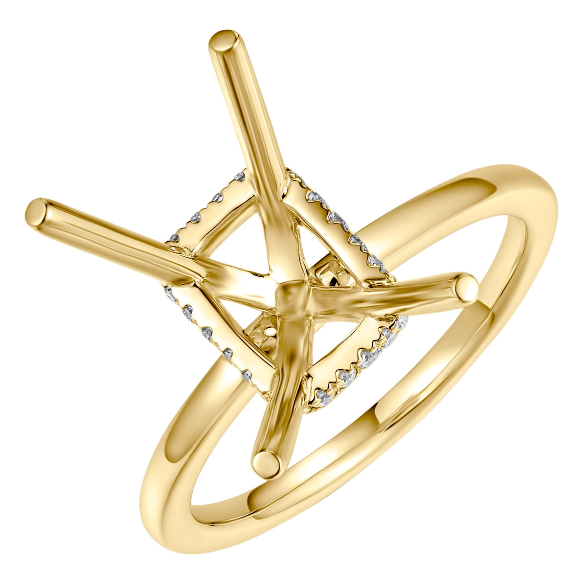 Engagement Collections Engagement Rings in Yellow Gold containing Diamond 444393