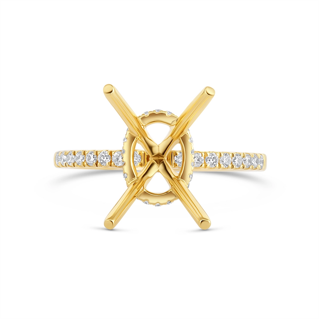 Engagement Collections Engagement Rings in Yellow Gold containing Diamond 444399