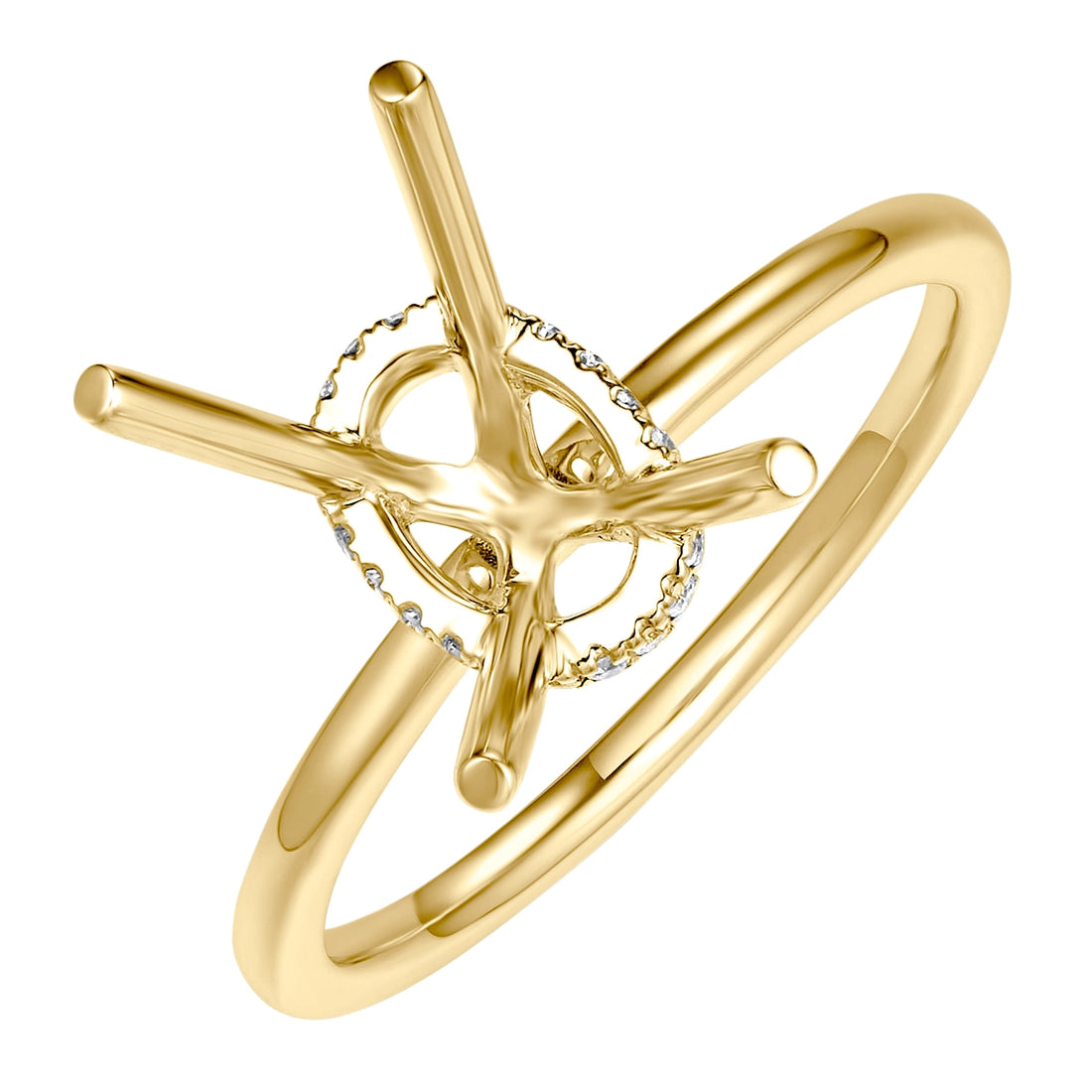 Engagement Collections Engagement Rings in Yellow Gold containing Diamond 444404