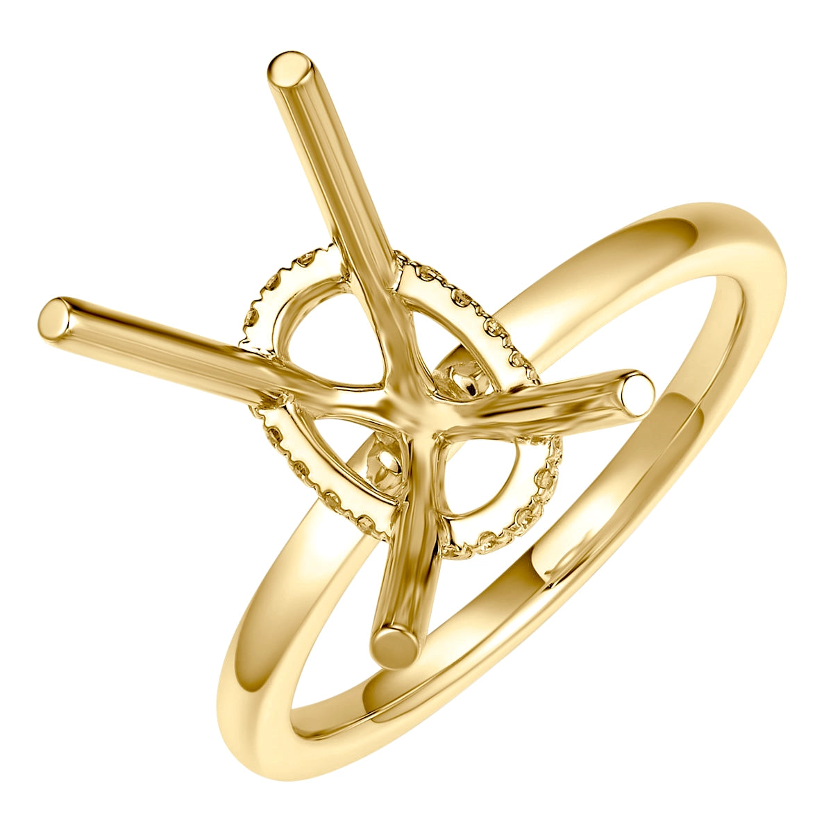 Engagement Collections Engagement Rings in Yellow Gold containing Diamond 444407