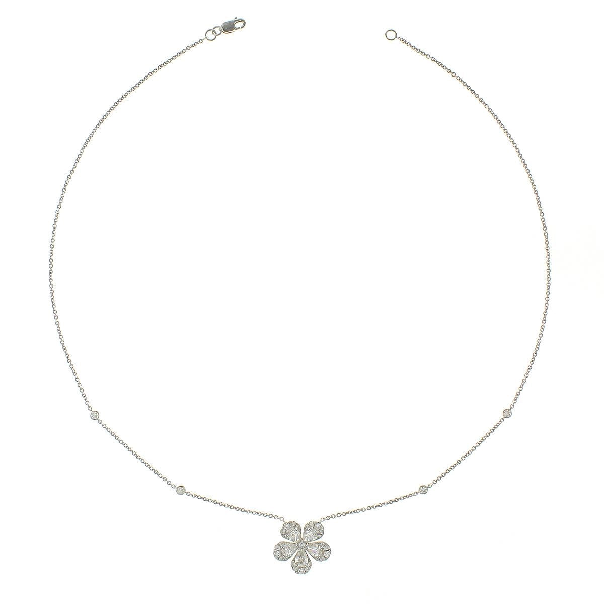 Necklaces Necklaces in White Gold containing Diamond 444415