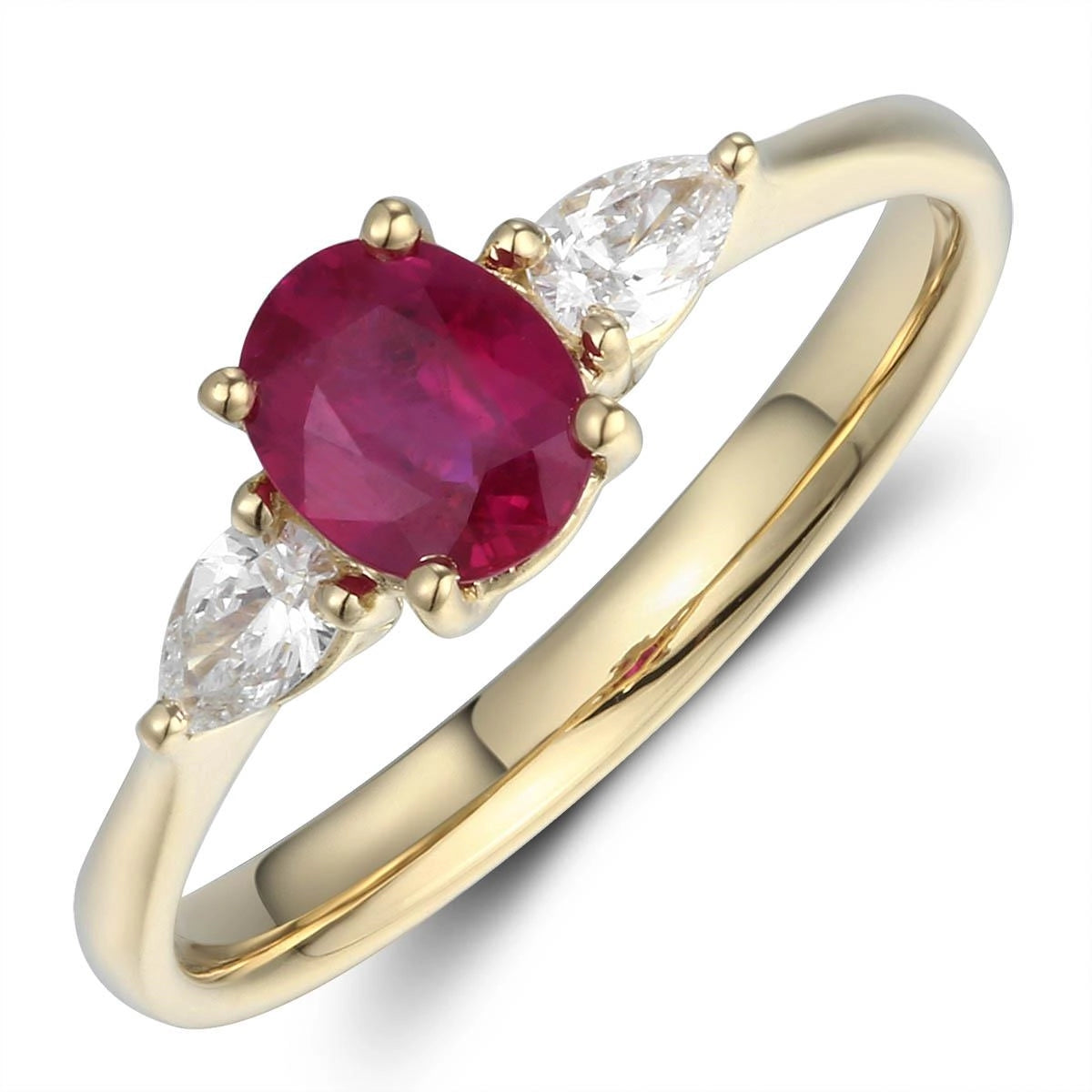 Rings Rings in Yellow Gold containing Multi-gemstone, Diamond, Ruby 444443