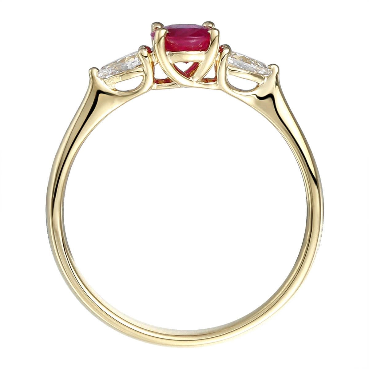 Rings Rings in Yellow Gold containing Multi-gemstone, Diamond, Ruby 444443
