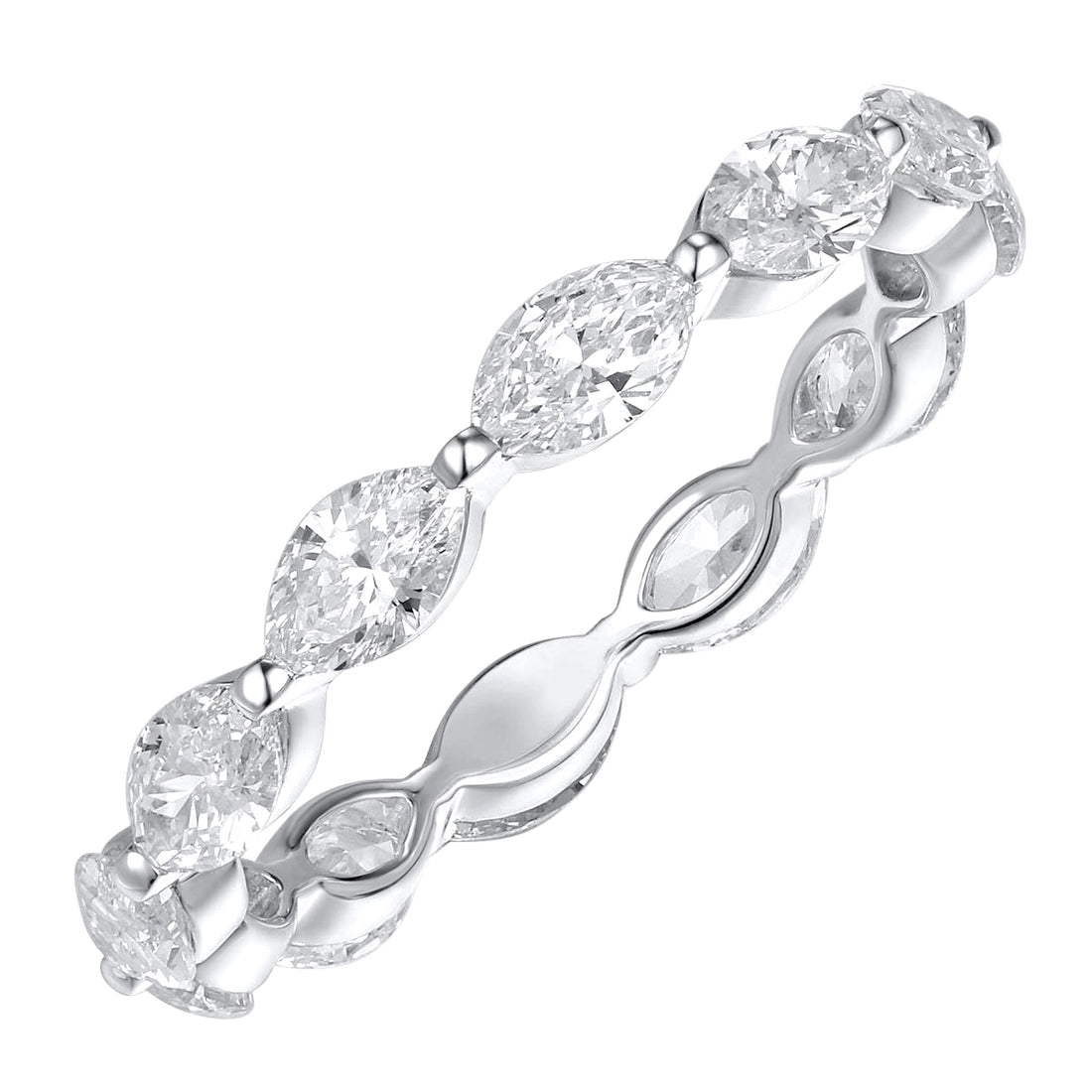 Wedding Bands Wedding Rings in White Gold containing Diamond 444449