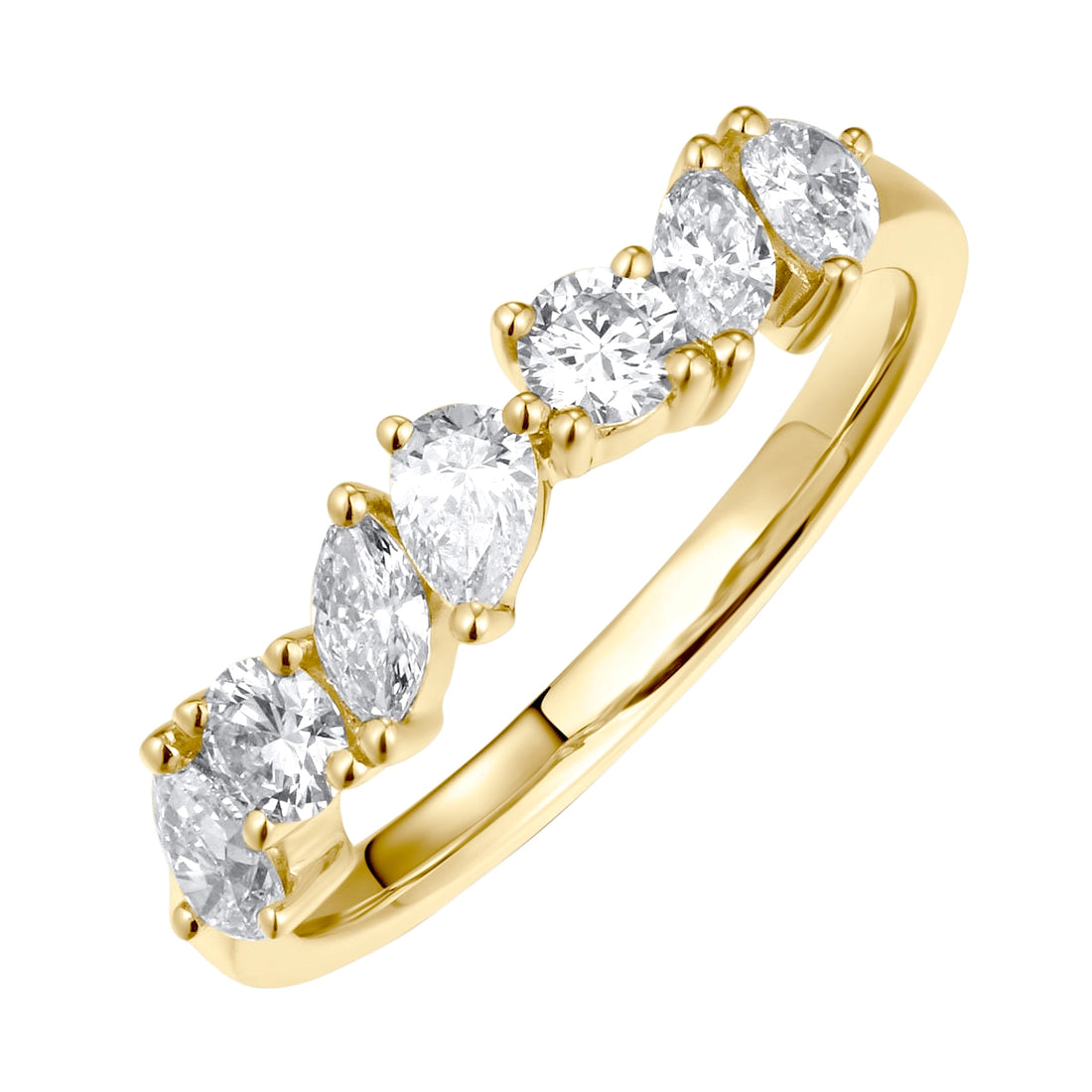Wedding Bands Rings in Yellow Gold containing Diamond 444451