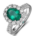 Rings Rings in White Gold containing Multi-gemstone, Diamond, Emerald 444458
