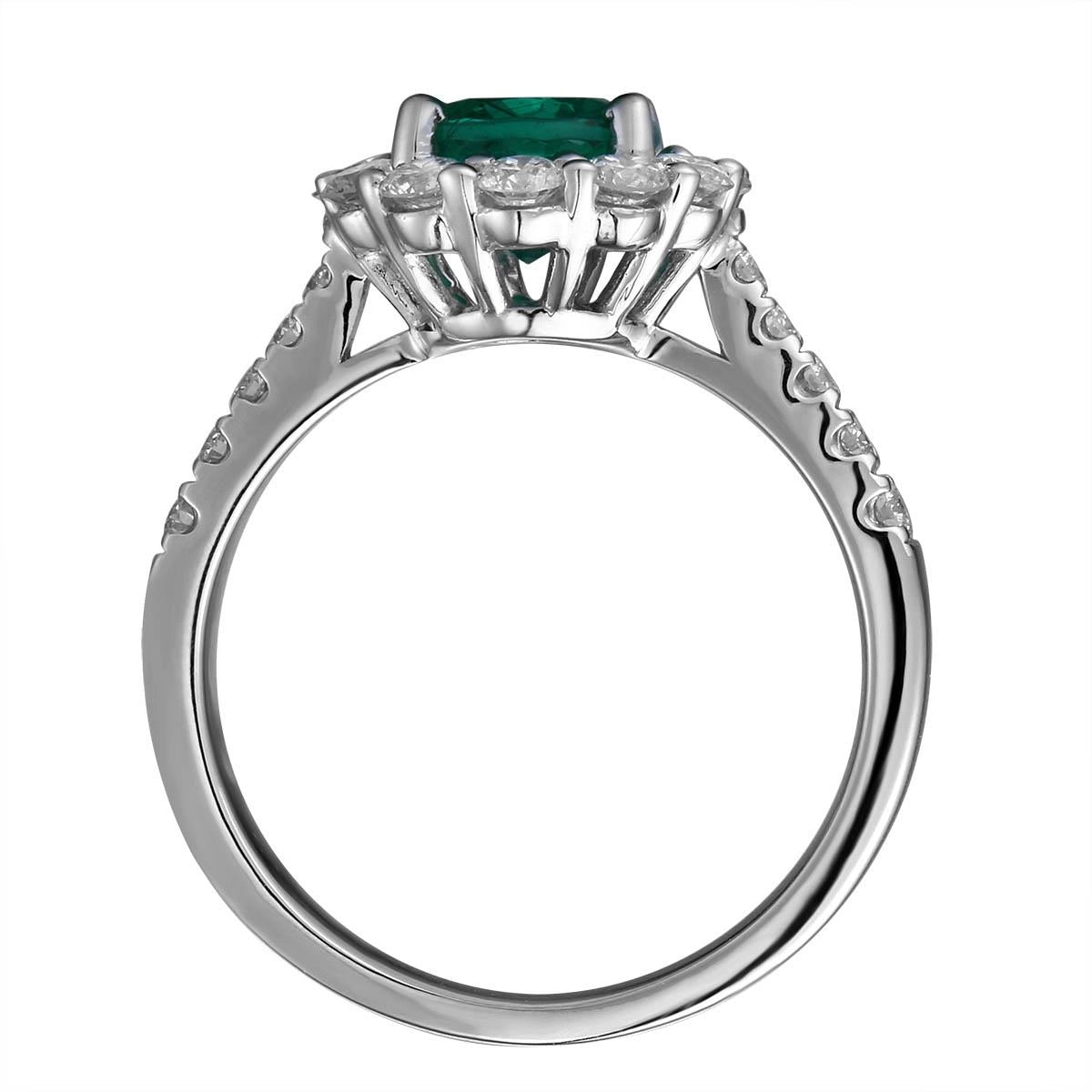 Rings Rings in White Gold containing Multi-gemstone, Diamond, Emerald 444458
