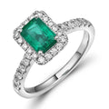 Rings Rings in White Gold containing Multi-gemstone, Diamond, Emerald 444463