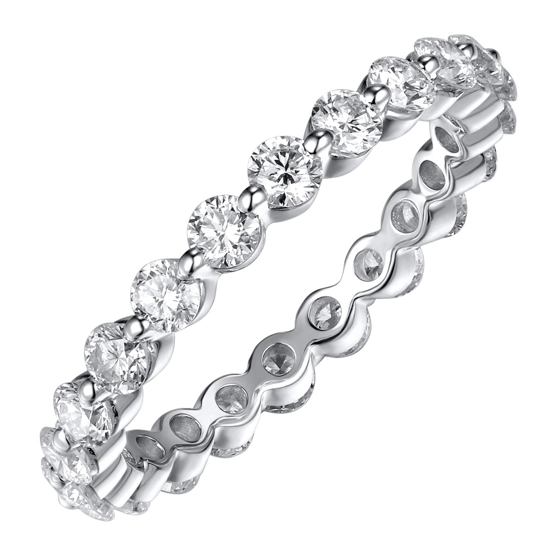 Wedding Bands Wedding Rings in White Gold containing Diamond 444467