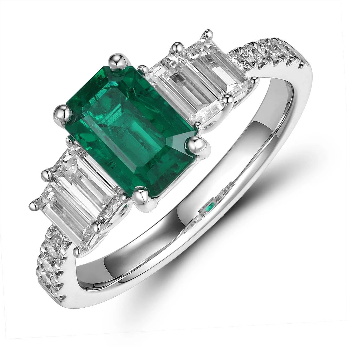 Rings Rings in White Gold containing Multi-gemstone, Diamond, Emerald 444482