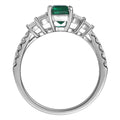 Rings Rings in White Gold containing Multi-gemstone, Diamond, Emerald 444482