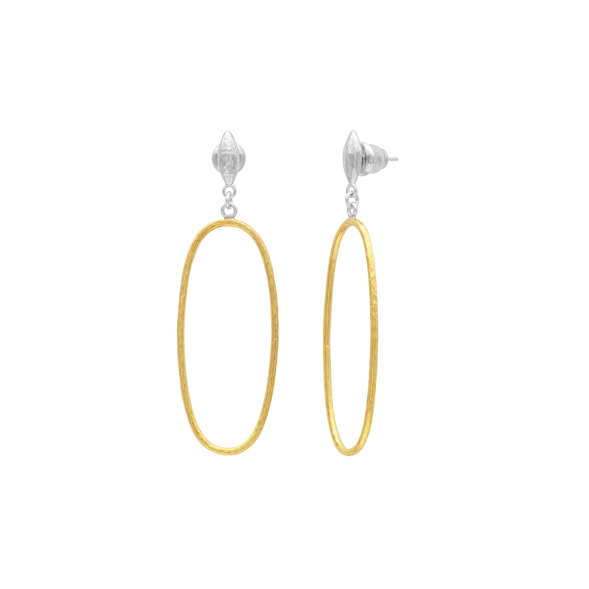 Gurhan Earrings in Mixed Metals GUE-SS-NS-8902-OS