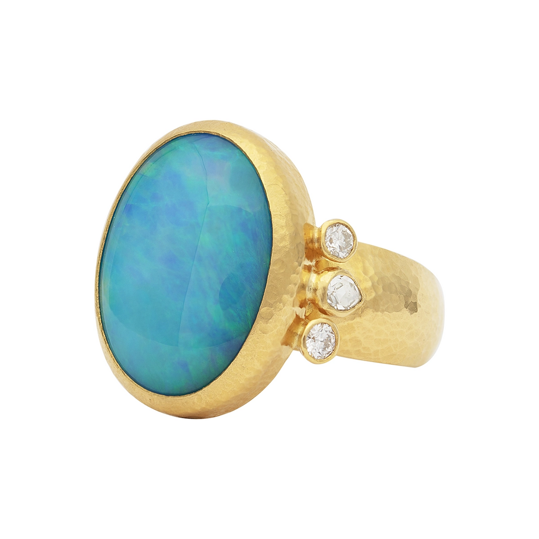 Gurhan Rings in Yellow Gold containing Opal, Multi-gemstone, Diamond OKR-YG-ETO-16635-65