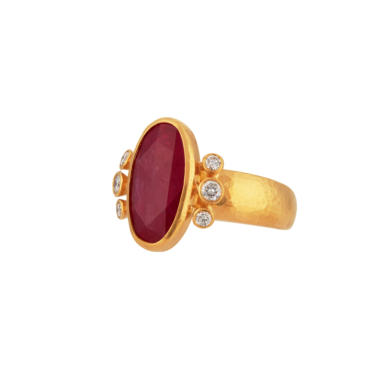 Gurhan Rings in Yellow Gold containing Multi-gemstone, Diamond, Ruby OKR-YG-RU-18184-75