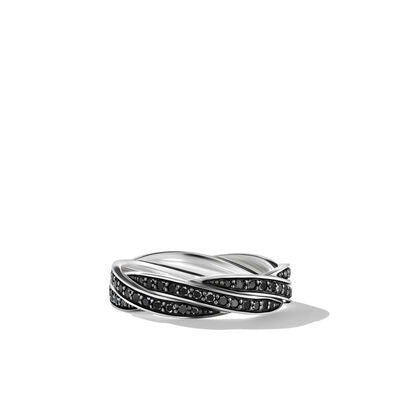 David Yurman Rings in Silver containing Black diamond R25567MSSABD95