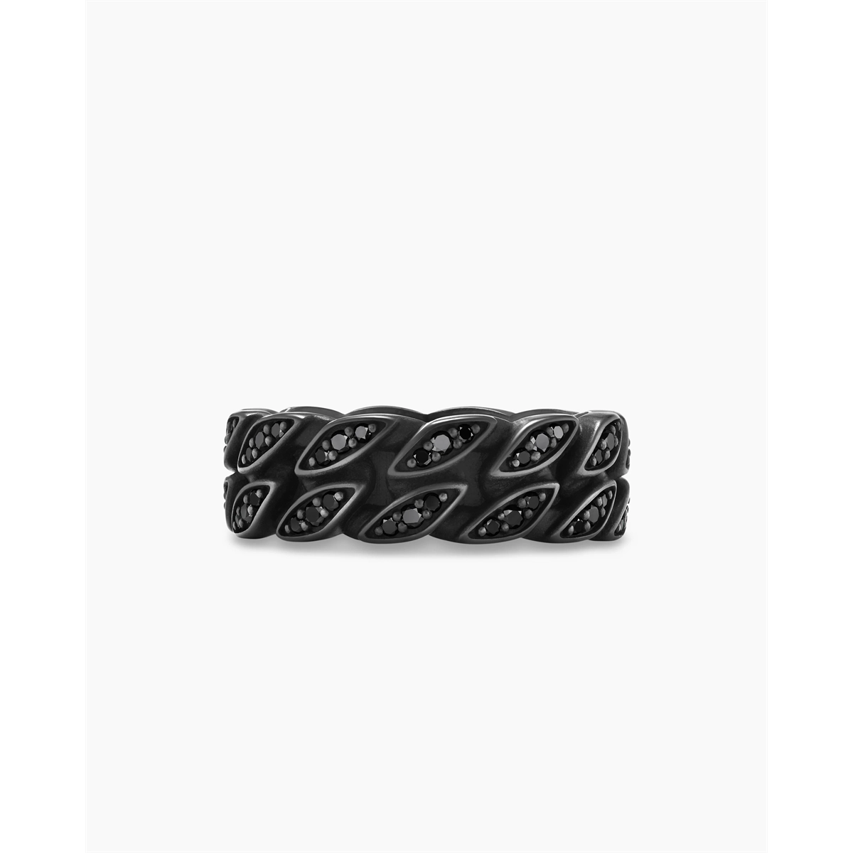 David Yurman Rings in Alternative Metals containing Black diamond R25444MBBABD95