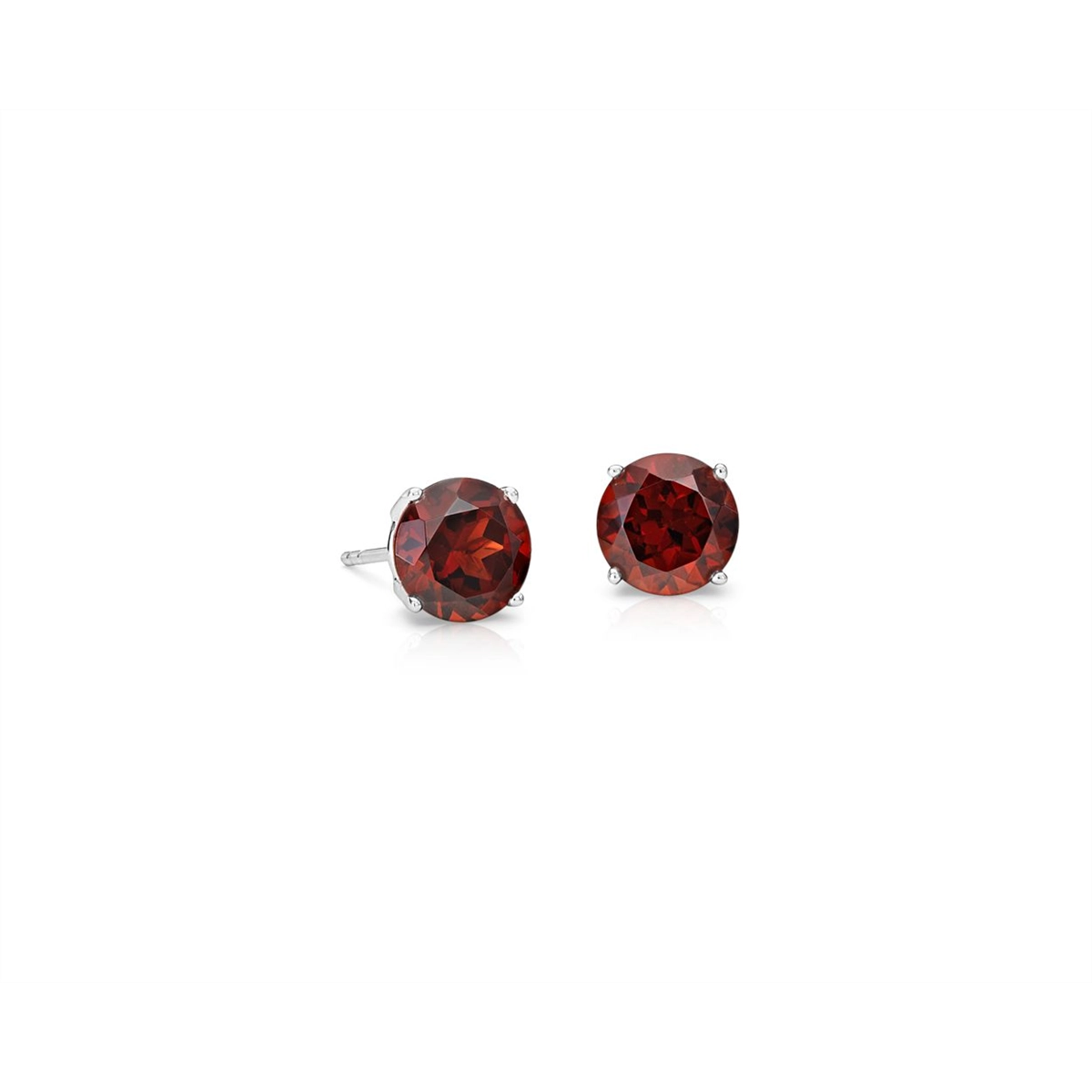 Earrings Earrings in White Gold containing Garnet 444681