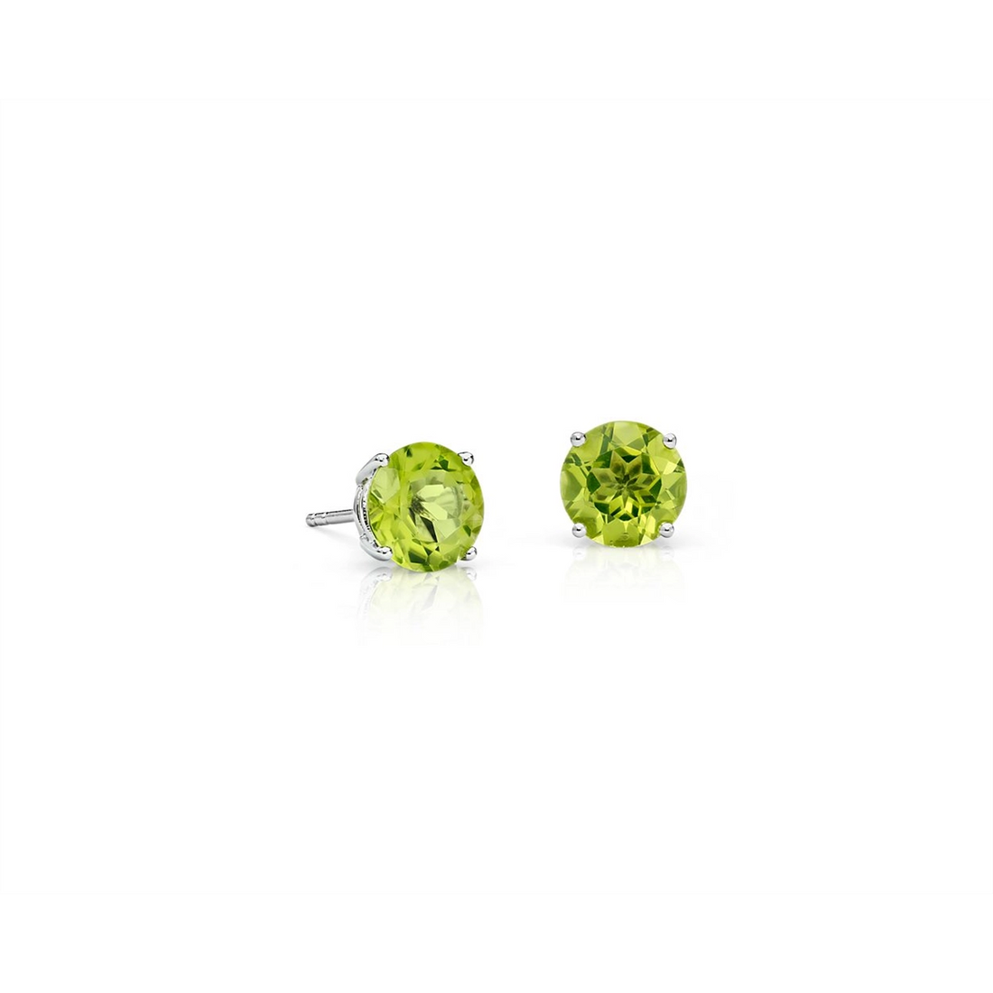 Earrings Earrings in White Gold containing Peridot 444683