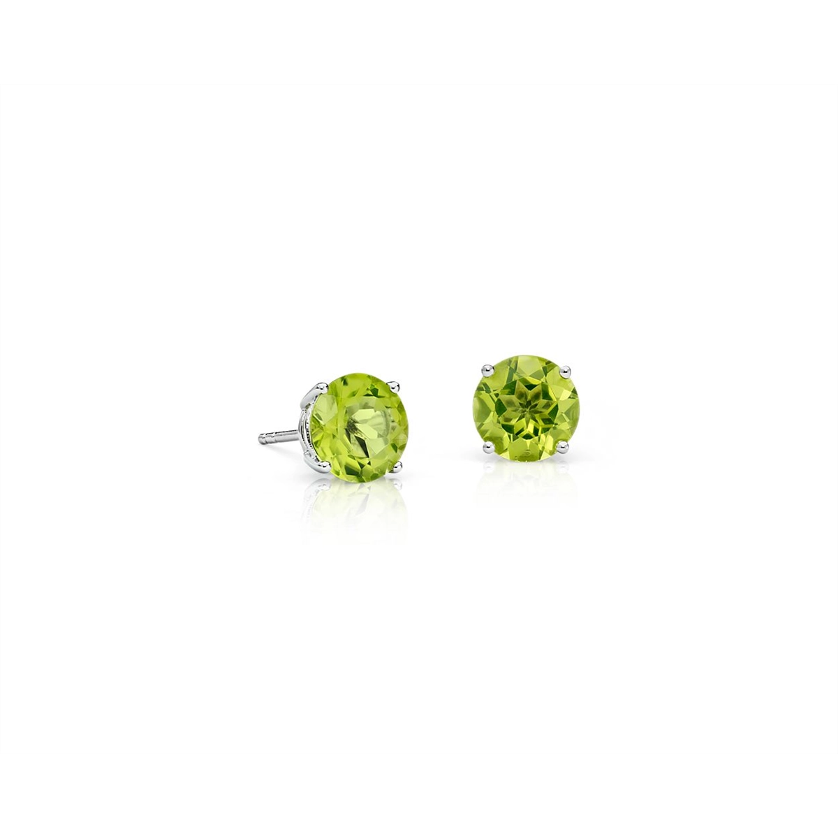 Earrings Earrings in White Gold containing Peridot 444683