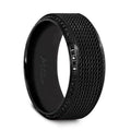 Mens Bands Wedding Rings in Alternative Metals containing Black diamond T1573-CBDBT-10MM-11