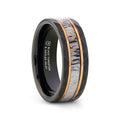 Mens Bands Wedding Rings in Alternative Metals containing Other 444719