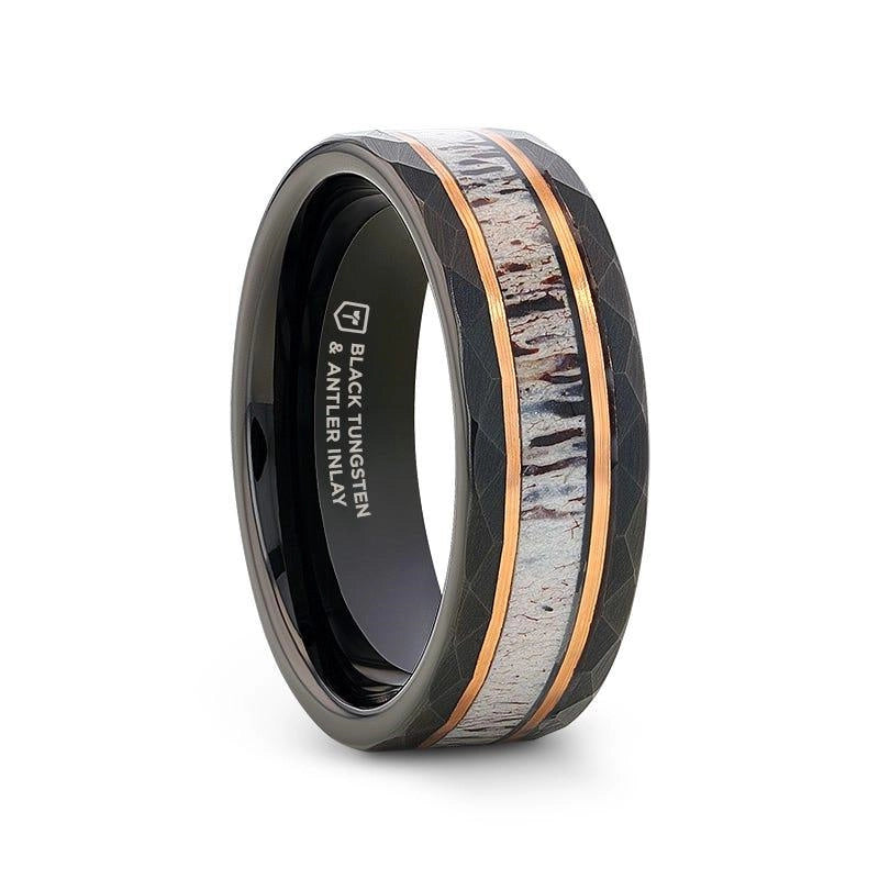 Mens Bands Wedding Rings in Alternative Metals containing Other 444719