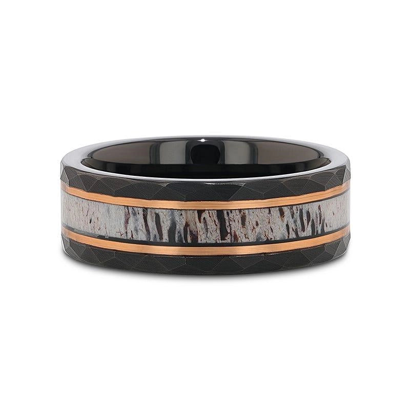 Mens Bands Wedding Rings in Alternative Metals containing Other 444719