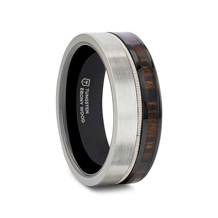 Mens Bands Wedding Rings in Alternative Metals containing Other S0723-SBTC-8MM-10