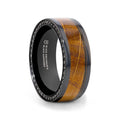 Mens Bands Wedding Rings in Alternative Metals containing Other, Multi-gemstone B0723-BPBC-8MM-11
