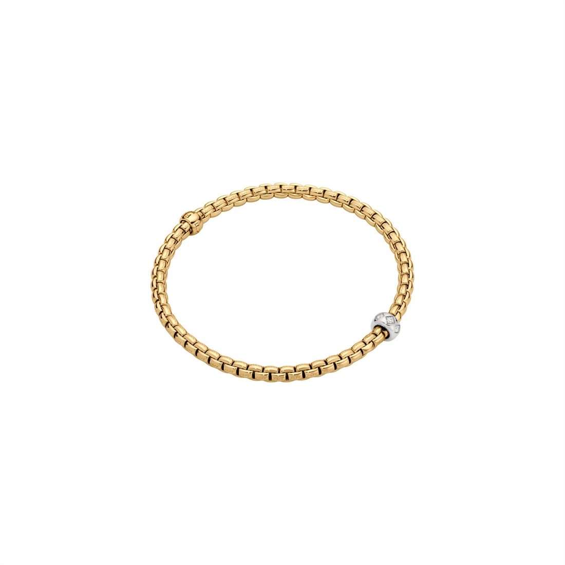 FOPE Bracelets in Mixed Metals containing Diamond 73101BX_BB_G_XBX_00M