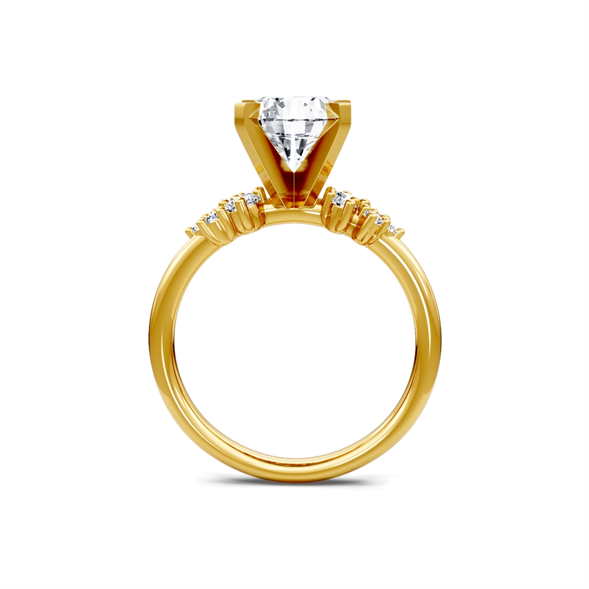 Engagement Collections Engagement Rings in Yellow Gold containing Diamond 444859