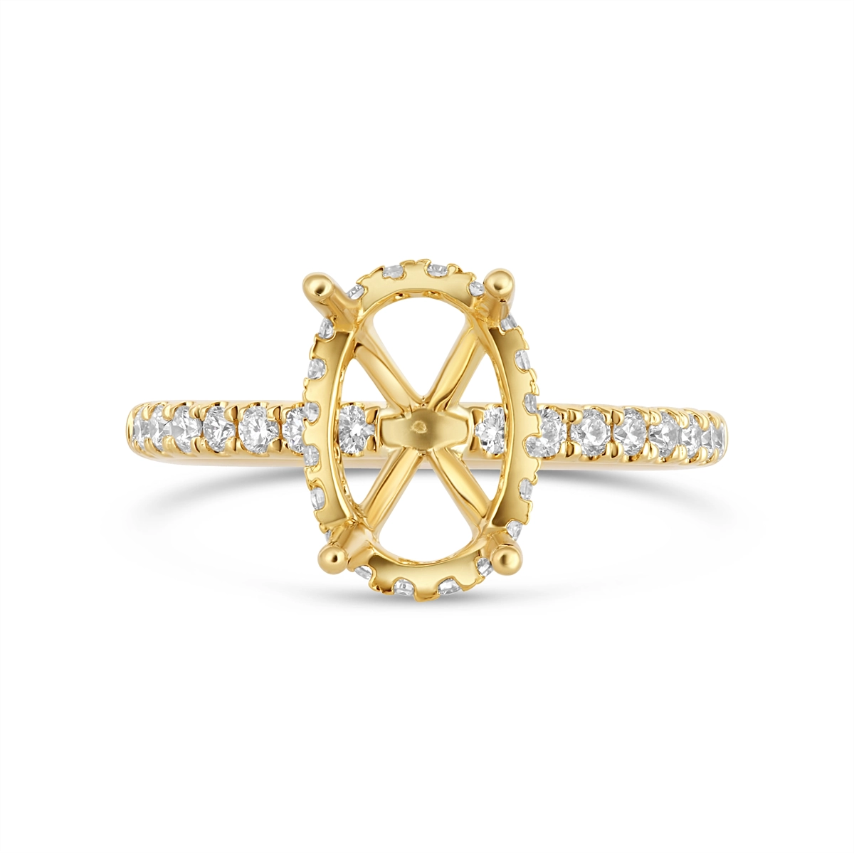 Engagement Collections Engagement Rings in Yellow Gold containing Diamond 444895