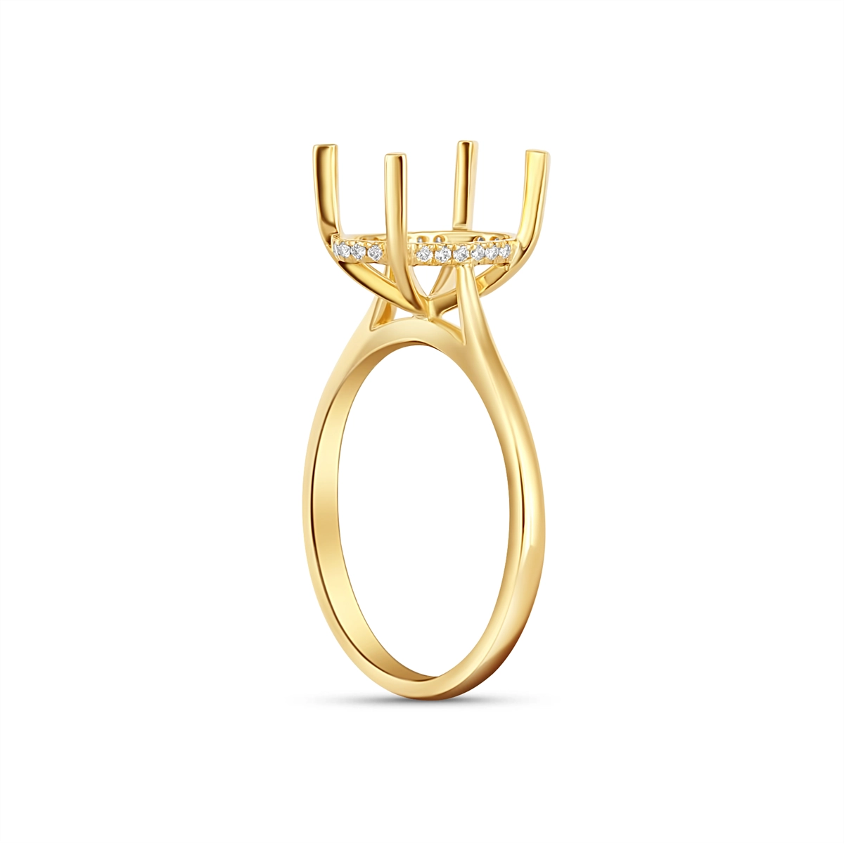 Engagement Collections Engagement Rings in Yellow Gold containing Diamond 444903