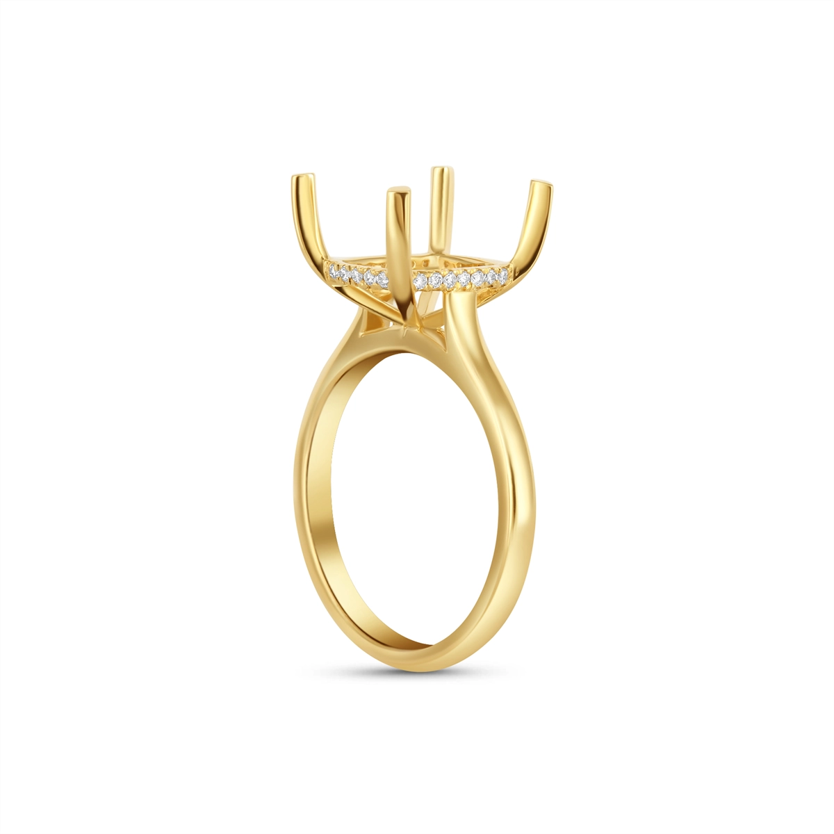 Engagement Collections Engagement Rings in Yellow Gold containing Diamond 444907