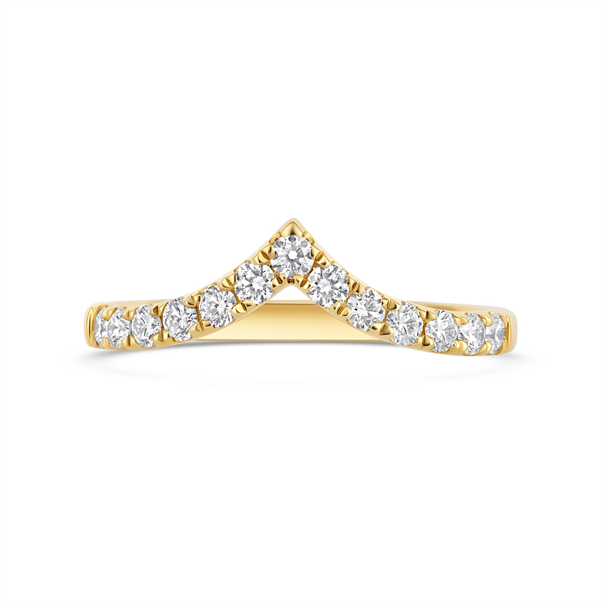 Wedding Bands Wedding Rings in Yellow Gold containing Diamond 444917