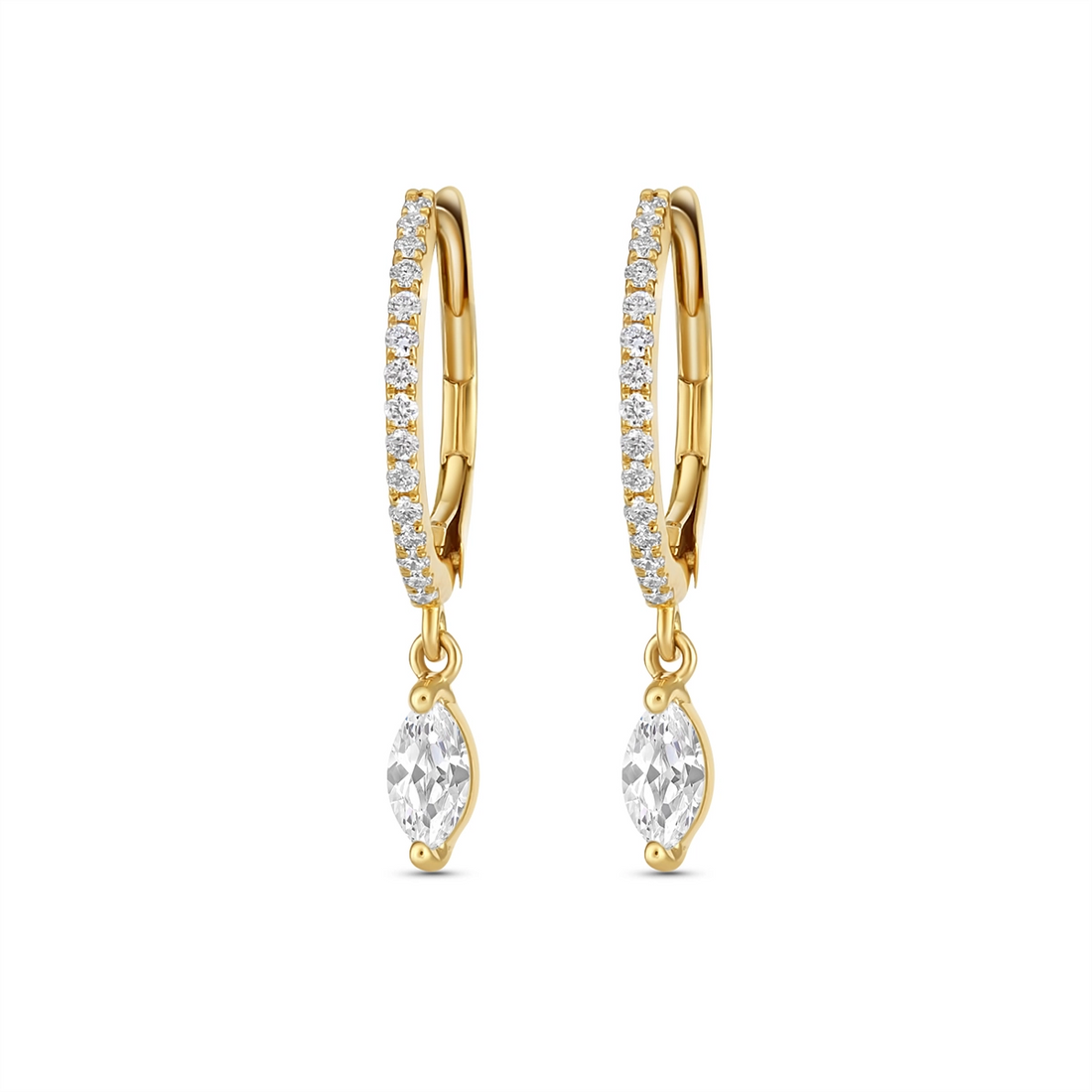 Earrings Earrings in Yellow Gold containing Diamond 444928