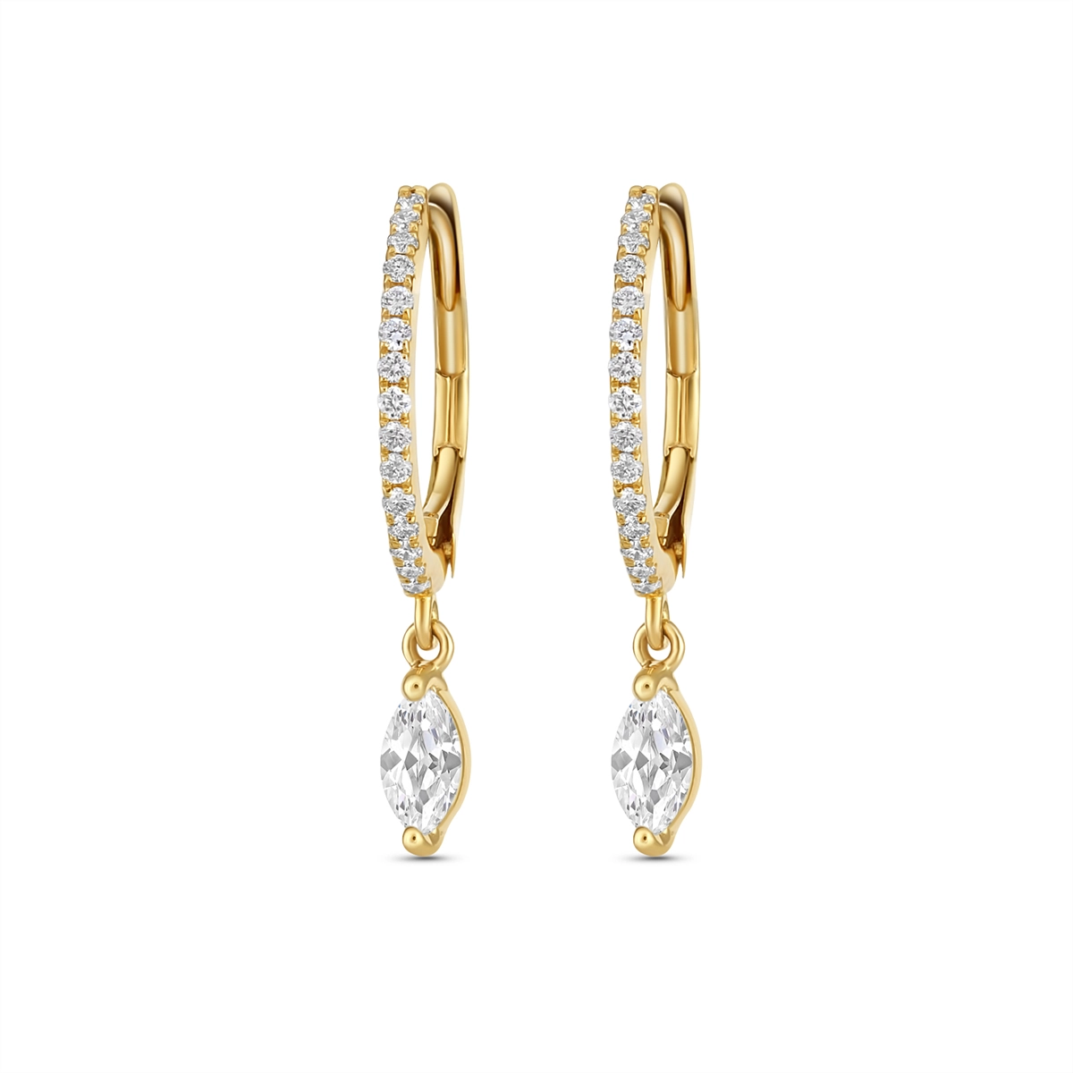 Earrings Earrings in Yellow Gold containing Diamond 444928