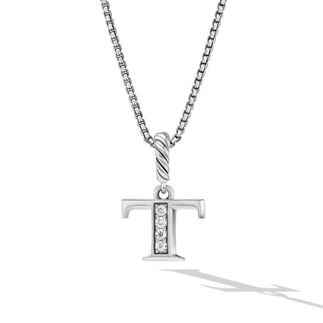 David Yurman Necklaces in Silver containing Diamond N18070DSSADI18T